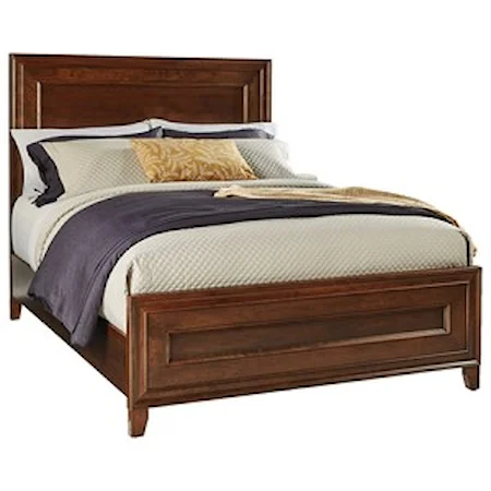 Queen Bed with Standard Height Footboard